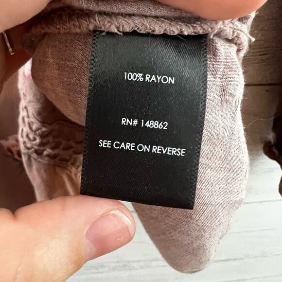 Torrid Beige Floral Eyelet Twill Tunic Size 1X - Picture 5 of 11